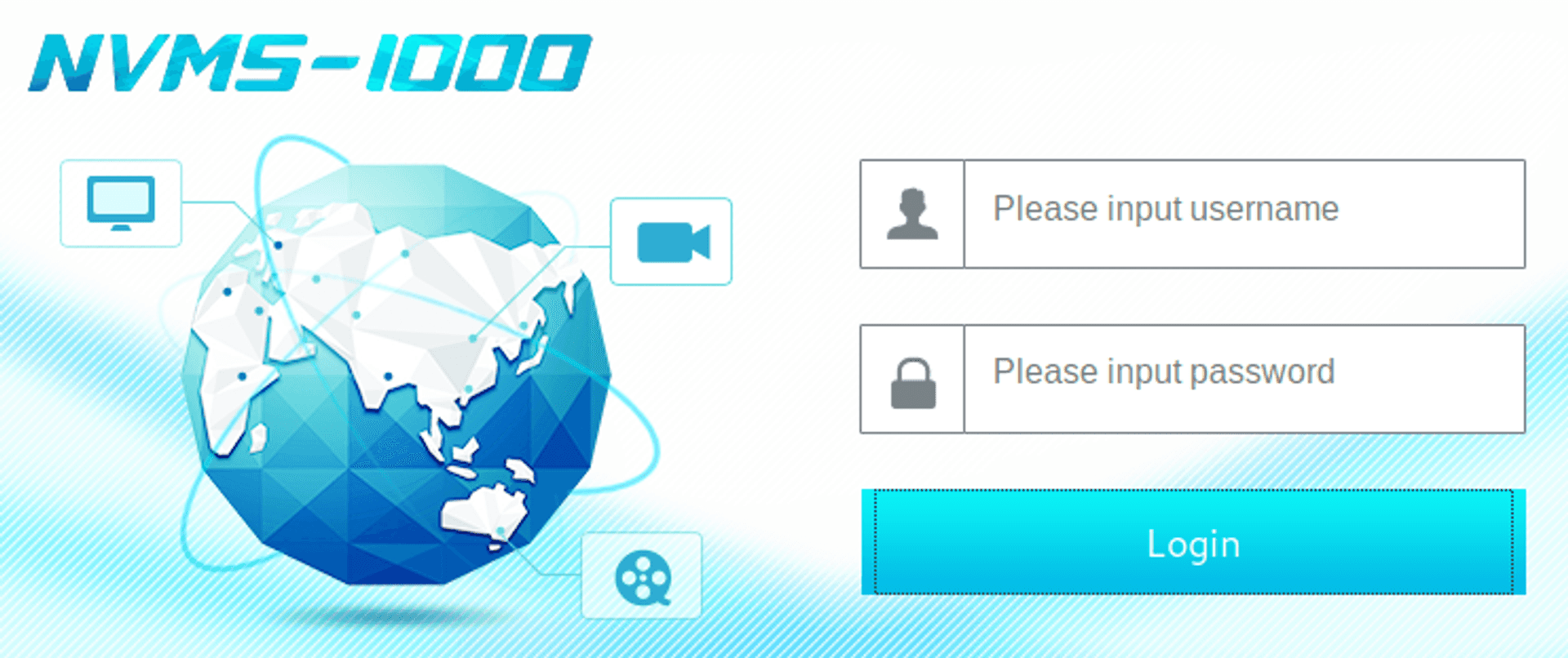 NVMS-1000 Login Page