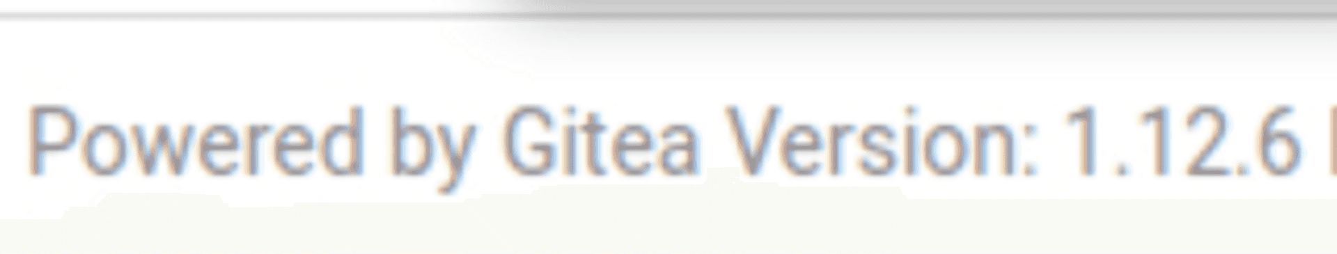 Gitea Version